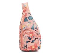Vera Bradley Mochila Ripstop Mini Sling, Paradise Bright Coral, Talla única