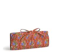 Vera Bradley Organizador de accesorios para el cabello de algodón de alta calidad, diseño de cachemira de jardín