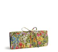 Vera Bradley Organizador de accesorios para el cabello de algodón premium, ramo de prado