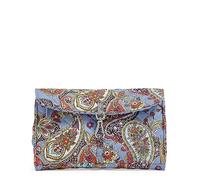 Vera Bradley Organizador de tecnología Enrollable de algodón, Cachemira Provenza, Talla única, Organizador de tecnología Enrollable de algodón
