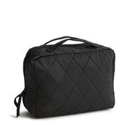Vera Bradley Organizador de viaje colgante de sarga de poliéster para mujer, gris (Moonless Night), Talla única, Organizador de viaje colgante de sarga de poliéster