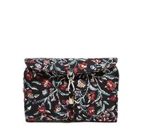 Vera Bradley - Organizador técnico enrollable de algodón, perennes negras, talla única, organizador técnico enrollable de algodón, Perennes Negras, Taille unique, Organizador técnico enrollable de