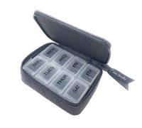 Vera Bradley Pastillero de viaje clásico negro (gris carbón)