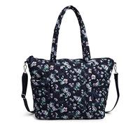 Vera Bradley Performance Twill Large Multi-Strap Tote Bag, Bolso de Mano para Mujer, Jardín de la Marina, Talla única