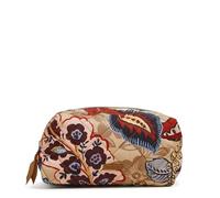 Vera Bradley Performance Twill Medium Cosmetic Makeup Organizer Bag, Botanical Beauty