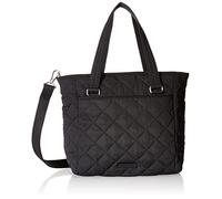 Vera Bradley Performance Twill Multi-Strap Shoulder Satchel Purse, Bolso de Mano para Mujer, Black, Talla única