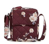 Vera Bradley Performance Twill Small Crossbody Purse, Monedero Mujeres, Flores y Ramas, Einheitsgröße