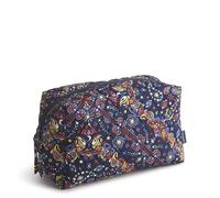 Vera Bradley Premium Cotton Large Cosmetic Bag, Bolsa Mujer, Paisley Estrellada, Talla única