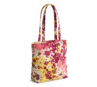Vera Bradley Premium Cotton Small Original Zip Tote Bag, Bolsa de Mano para Mujer, Margaritas Starstruck, Talla única