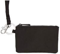 Vera Bradley Reciclado Lighten Up Reactive Zip ID Case and Lanyard Combo, Funda para Tarjeta de identifica para Mujer, Negro, Einheitsgröße