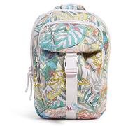 Vera Bradley Recycled Cotton Utility Sling Backpack, Rain Forest Canopy