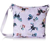 Vera Bradley Recycled Lighten Up Reactive Hipster Crossbody Purse, Bolso Bandolera para Mujer, Mariposas de Lavanda, Talla única