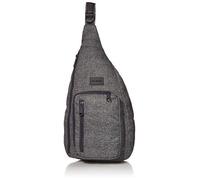 Vera Bradley Recycled Lighten Up Reactive Sling Backpack, Mochilas Mujer, Gris, Talla única