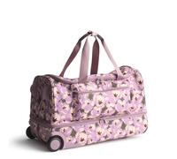 Vera Bradley Ripstop Adair Rolling Duffel Bag Curly Tulips Purple, Rizado Tulipanes, Violeta, Ripstop Adair Rolling Bag, Tulipanes Rizados Violeta, Ripstop Adair - Bolsa Enrollable