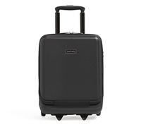 Vera Bradley Women's Hardside Underseat Rolling Suitcase Luggage, Black, One Size