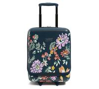 Vera Bradley Maleta rígida con Ruedas para Mujer, Verde Floral de Corte Fresco, Talla única, Maleta rígida para Debajo del Asiento