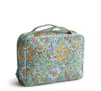 Vera Bradley Women's Premium Cotton Hanging Travel Organizer Accessory, Gemstone Paisley, One Size