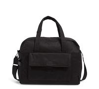 Vera Bradley Women's Recycled Cotton Utility Travel Bag, Black, One Size