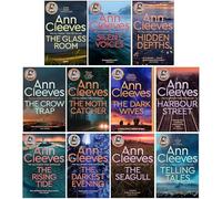 Vera Stanhope Series 11 Collection Books Set By Ann Cleeves (The Crow Trap, Telling Tales, Hidden Depths, Silent Voices, The Glass Room, Harbour Street, The Moth Catcher & More)