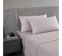 Vera Wang - Queen Sheet Set, Luxury Sateen Cotton Bedding, 800 Thread Count, Soft & Smooth Home Decor (Eyelet Pink, Queen)