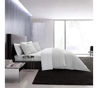 Vera Wang Ropa de Cama de algodón de Lujo, Incluye Fundas a Juego, Gris Claro Luna, Queen