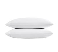 Vera Wang T800 - Juego de Fundas de Almohada de satén Blanco