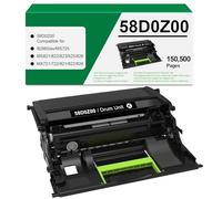 Verabeenix 58D0Z00 - Unidad de tambor remanufacturada compatible con Lexmark 58D0Z00 para B2865dw MS821dn MS821n MS823dn MS825dn MS826de MS725dvn MX721ade MX722ade MX822ade MX826ade MX826adxe