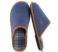 VeraCosy Pantuflas Hombre Antideslizante,Azul Marino,46-47 EU