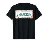 Veracruz - Xalapa Mexico License Plate Travel Vacation Beach Camiseta