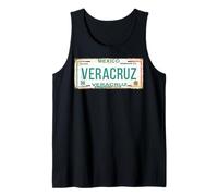 Veracruz - Xalapa Mexico License Plate Travel Vacation Beach Camiseta sin Mangas