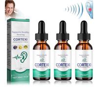VERAMY Cortexi Ear Drops - Cortexi Hearing Support Drops, Tinnitus Relief Drops, Natural Ear Drops for Tinnitus, Helps with Eardrum Health, Promotes Auditory Clarity(3Pcs)