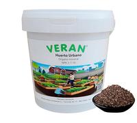 VERAN Abono Huerto Urbano NPK 5-7-10 1Kg no Atrae Insectos ni Deja Olores | Ideal para Balcones y Terrazas | Abono Huerto Granulado Rico en Potasio | Fertilizante de Liberacion Lenta