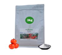 VERAN Fertilizante Cloruro Potásico NPK 0-0-61 3Kg | Fertilizante para Tomates | Abono Rico en Potasio Hidrosoluble | También para Hortalizas, Frutas y Cultivos Exigentes en Potasio