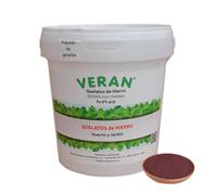 VERAN Quelatos de Hierro 750g | Aporte de Hierro Biocompatible para Plantas | Reverdeciente de Plantas Terrestres y Acuario | Abono Quelato de Hierro contra la Clorosis Férrica 100% Soluble en Agua