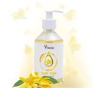 Verana Aceite de Masaje Ylang Ylang, Cosmético Natural, Para el Cuerpo, Todo tipo de Pieles, Masaje Rejuvenecedor y Revitalizante, Anticelulítico, Aromaterapia (250ml)