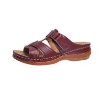 Verano 2026 Tendencia Verano Zapatillas de Mujer con Diseño de Dedos Abiertos para un Uso Relajado Sensación Vacacional, Calzado Perforado Ligero con Tacón de Cuña Versátil Combinable con Jeans y Ropa