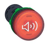 Verano 24V AC/DC iluminado rojo Harmony XB5 XB5KS2B4