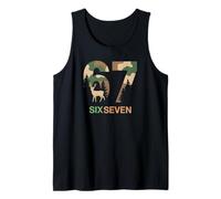 Verano 67 Cazador Campamento Cazador Caza Argot 6 7 Cerebro Pudrición Gen Camiseta sin Mangas