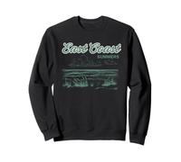 Verano en la playa de la costa este Sudadera