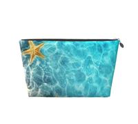 Verano Estrella De Mar Concha Playa Mar, Bolsa de artículos de tocador Bolsa de Maquillaje Bolsa de cosméticos Bolsa de artículos de tocador de Viaje portátil