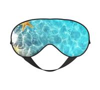 Verano Estrella De Mar Concha Playa Mar, Cubreojos completos Antifaz bloqueador de luz Antifaz para dormir Antifaz suave con los ojos vendados Noche