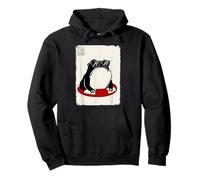 Verano Grumpy Frog Funny Kawaii Japonés Sudadera con Capucha