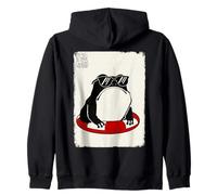 Verano Grumpy Frog Funny Kawaii Japonés Sudadera con Capucha