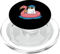 Verano Halloween en julio Hombres Mujeres Niños Flamenco Fantasma PopSockets PopGrip para MagSafe