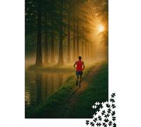 Verano Junto al Lago 1.000piezas Rompecabezas Pintura de Paisaje Adultos Puzzle Retador Interior Pasatiempos Didácticos 12+ Decoración 1000pcs (75x50cm)