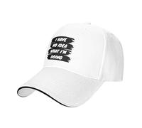 Verano No Tengo ni Idea de lo Que Hago Gorra de béisbol Deportes al Aire Libre Diseño Casual Sombrero de Camionero Hombres Mujeres Gorras de béisbol Calientes