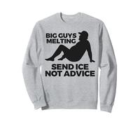 Verano Papá Humor Chicos Grandes Derritiendo Enviar Hielo No Consejos Sudadera