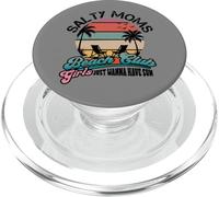 Verano Salty Moms Beach Club Wanna Have Sun Girls Trip Funny PopSockets PopGrip para MagSafe
