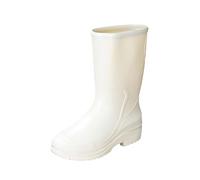 Verano Sandalia Pantalones cortos de lluvia para mujer Ankle Rainboot Garden Boot Ladies Rubber Outside Work With Comfort Zapatillas para mujer Interior Y Exterior Lavables, blanco, 37 EU