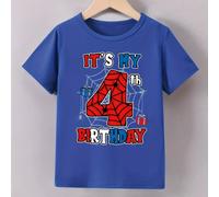 verano y otoño para niños, casual, a , moderno y lindo " es mi cuarto " Regalo de Impreso Camiseta de manga corta, Adecuado para uso diario y actividades al aire libre
